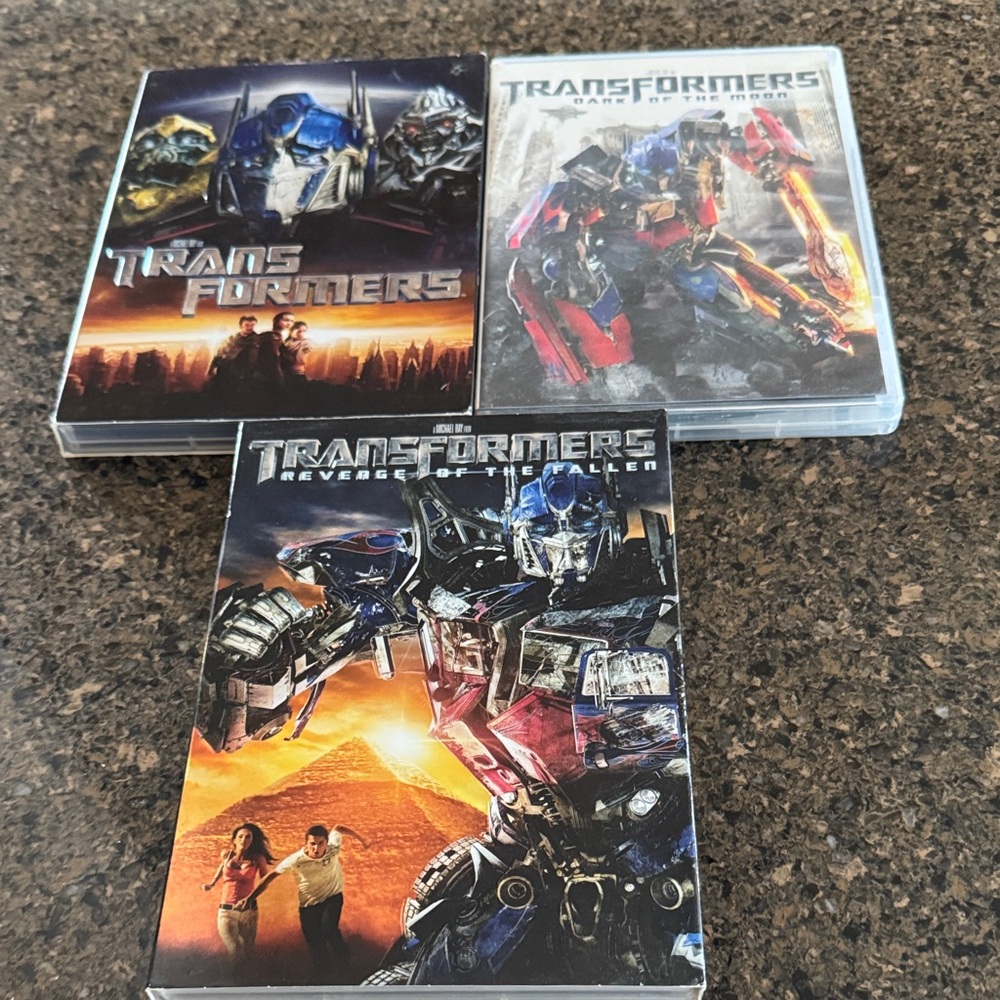 Transformers Movie Collection - Black and Blue Covers